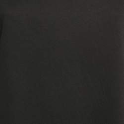 Missoni Black Zigzag Raschel Sleeve Jersey T-Shirt L