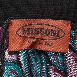 Pre Owned Missoni Multicolor Patterned Knit Top S