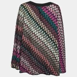 Pre Owned Missoni Multicolor Patterned Knit Top S