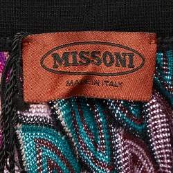 Pre Owned Missoni Multicolor Patterned Knit Top S