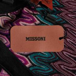 Pre Owned Missoni Multicolor Patterned Knit Top S