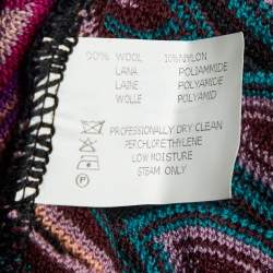 Pre Owned Missoni Multicolor Patterned Knit Top S