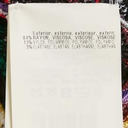 مملوكة مسبقًا Missoni Multicolor Textured Knit V-Neck Pullover M