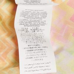 مملوكة مسبقًا Missoni Multicolor Zig-Zag Print Mesh Cover-Up Dress M