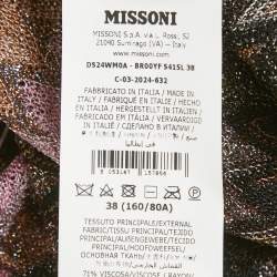 مملوكة مسبقًا طقم تريكوت ميزوني لوريكس متعرج وردي صغير