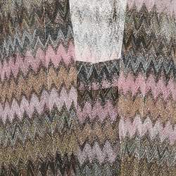 مملوكة مسبقًا طقم تريكوت ميزوني لوريكس متعرج وردي صغير