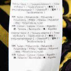 Pre Owned M Missoni Yellow and Black Jacquard Dobby Knit Belted Bodycon Dress M