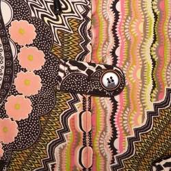 Pre Owned Missoni Brown Abstract Printed Synthetic Hooded Puffer Jacket S