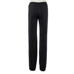 Pre Owned Missoni Black Knit Paneled Wide Leg Pants M