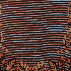 Pre Owned Missoni Multicolored Floral Patterned Knit Jacket S