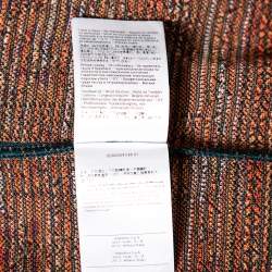 Pre Owned Missoni Multicolored Floral Patterned Knit Jacket S