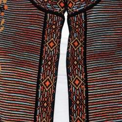 Pre Owned Missoni Multicolored Floral Patterned Knit Jacket S