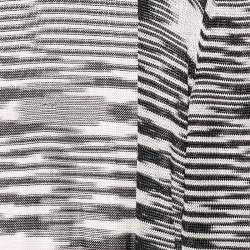 Pre Owned Missoni Monochrome Crochet Knit Open Front Long Cardigan M