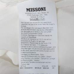 Pre Owned Missoni Multicolor Striped Lurex Sleeveless Mini Dress S