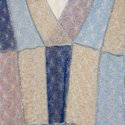 Pre Owned Missoni Multicolor Lurex Knit Sleeveless Maxi Dress S