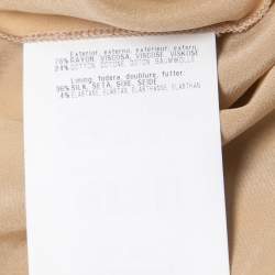 Pre Owned Missoni Multicolor Striped Patterned Crochet Knit Maxi Skirt XL