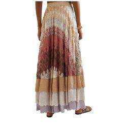 Pre Owned Missoni Multicolor Lurex Knit Tiered Maxi Skirt S (IT 40)
