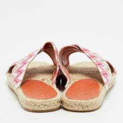 مملوكة مسبقًا صندل ميزوني إسبادريل قماش تريكو موجات هارلو متعدد الألوان مقاس 36