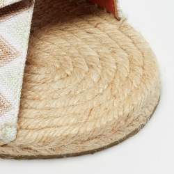 مملوكة مسبقًا صندل ميزوني إسبادريل قماش تريكو موجات هارلو متعدد الألوان مقاس 36