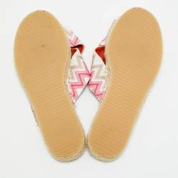 مملوكة مسبقًا صندل ميزوني إسبادريل قماش تريكو موجات هارلو متعدد الألوان مقاس 36