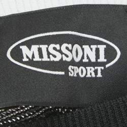 Pre Owned طقم ميسوني سبورت نشط محبوك لوريكس أسود مقاسين صغير جدًا وصغير