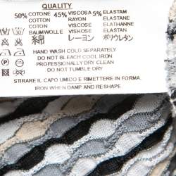 Pre Owned Missoni Sport Multicolor Patterned Knit Halter Neck Dress S