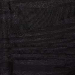 Pre Owned Missoni Sport Black Patterned Knit Sleeveless T-Shirt M