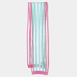 Missoni Multicolor Striped Cotton Knit Stole 