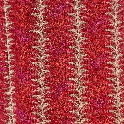 Missoni Red/Pink Textured Lurex Knit Stole 