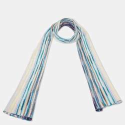 Missoni Multicolor Striped Knit Stole 