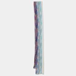 Missoni Multicolor Striped Knit Stole 