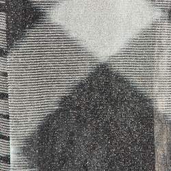 Missoni Monochrome Diamond Pattern Lurex Knit Stole