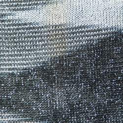 Missoni Monochrome Diamond Pattern Lurex Knit Stole