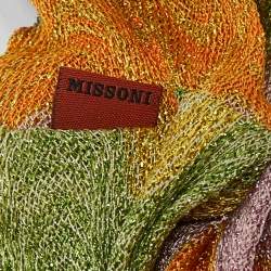 Missoni  Multicolor Lurex Knit Twisted Headband One Size