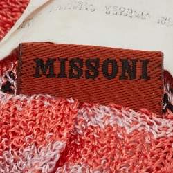 Pre Owned Missoni Multicolor Striped Knit Headband