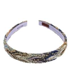 Pre Owned Missoni Multicolor Fabric Blend Head Band