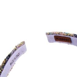 Pre Owned Missoni Multicolor Fabric Blend Head Band