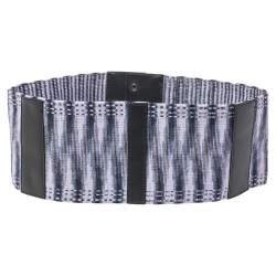 Pre Owned Missoni Multicolor Stretch Fabric And Leather Waist Belt 70 CM