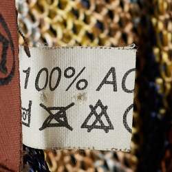 Pre Owned Missioni Multicolor Striped Knit Stole