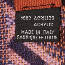 Pre Owned Missoni Foulard Multicolor patterned Acrylic Scarf