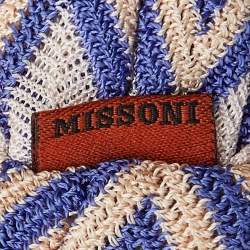 Pre Owned Missoni Multicolor Knit Headband