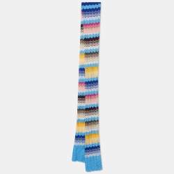Pre Owned Missoni Multicolor Knit Stole