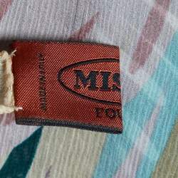 Pre Owned Missoni Pink Printed Silk Chiffon Stole