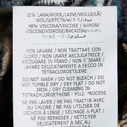 Pre Owned Missoni Multicolor Chevron Knit Long Sleeve Sweater S