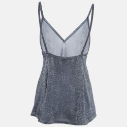 Missoni Metallic Blue V-Neck Camisole L