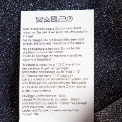 Pre Owned Missoni Metallic Blue V-Neck Camisole L