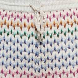Missoni Grey Patterned Knit Jogger Pants S