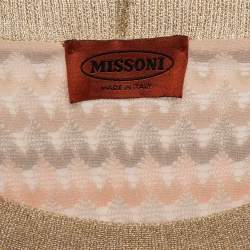 Pre Owned Missoni Multicolor Patterned Knit Tank Top S