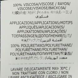 Pre Owned Missoni Metallic/Blue Lurex Knit Drape Neck Top L