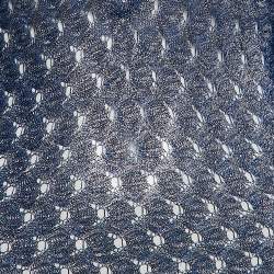 Pre Owned Missoni Silver/Blue Patterned Knit Mini Kaftan Dress S